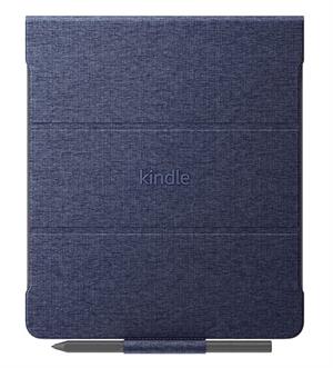 eBookReader Amazon Kindle Scribe stof cover blå forside